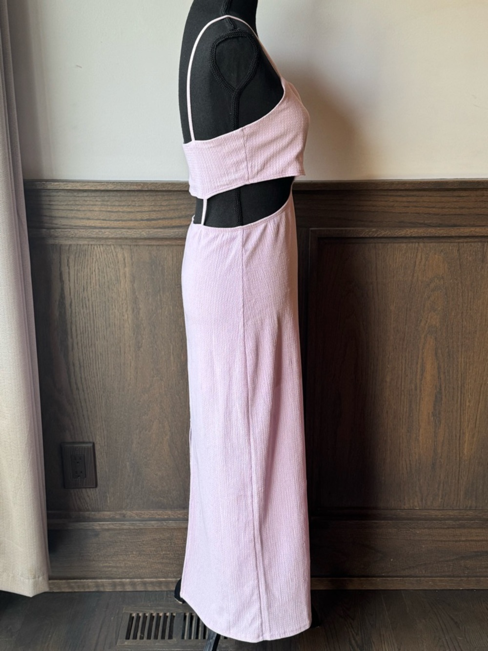 HYFVE Sleeveless Lavender Cutout Dress Large EUC - Picture 5 of 8